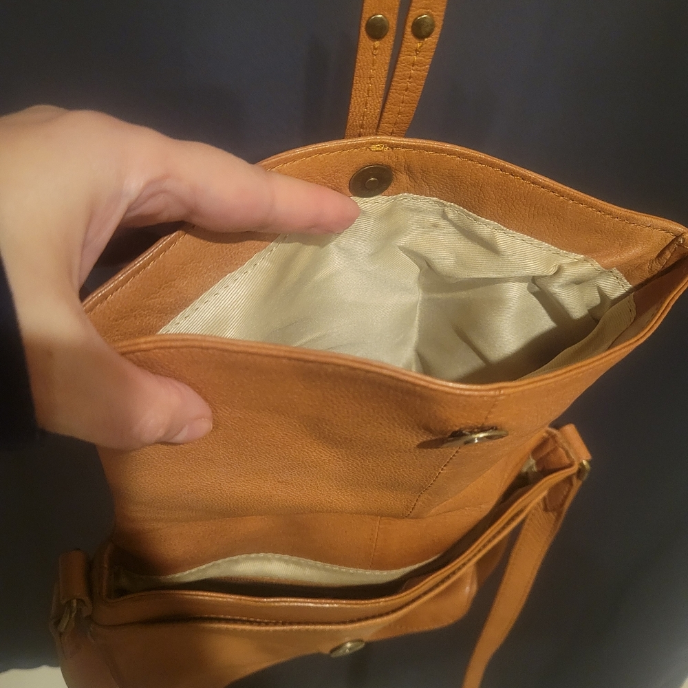 Lucky Brand Tan Leather Bag - Picture 7 of 9